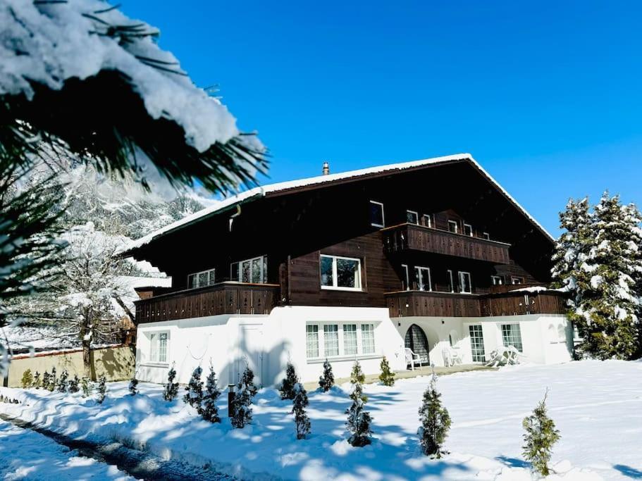 Bellevue & Classy Mountain View Apartment Kandersteg Exterior foto