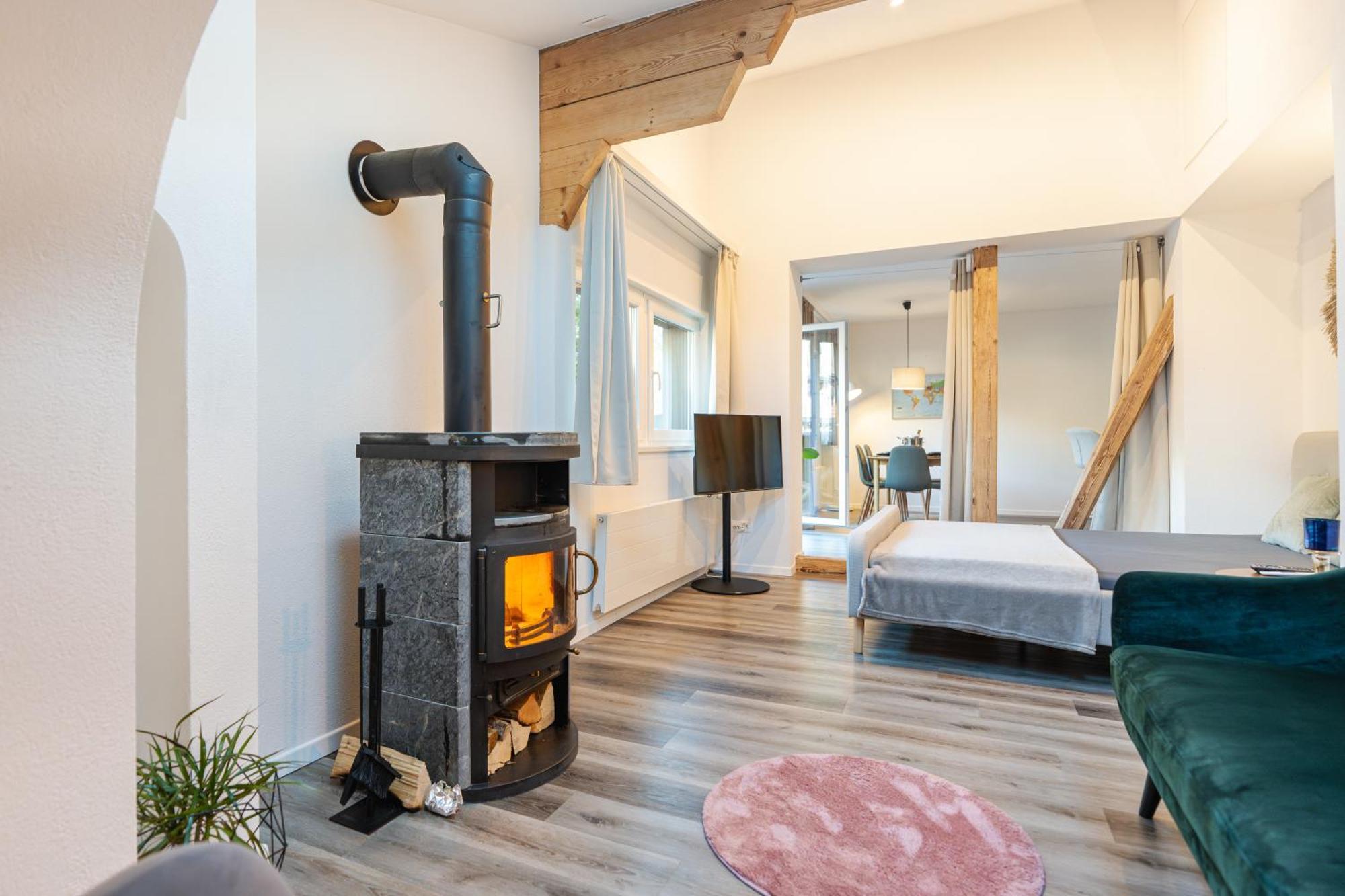 Bellevue & Classy Mountain View Apartment Kandersteg Exterior foto