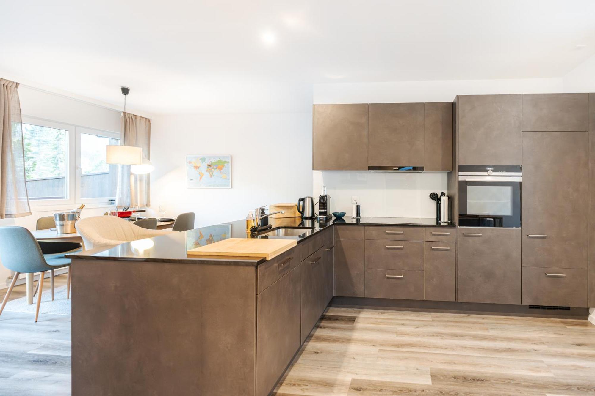 Bellevue & Classy Mountain View Apartment Kandersteg Exterior foto
